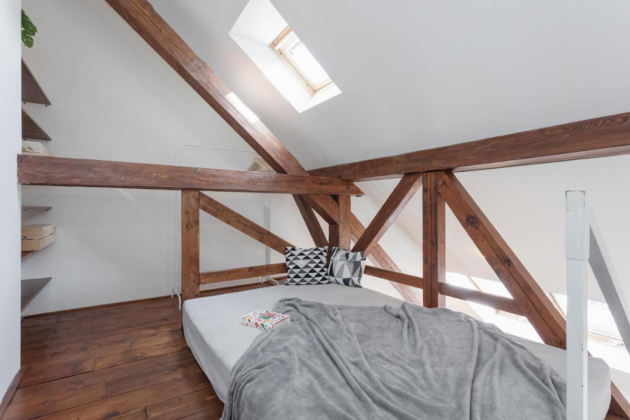 Bright And Spacious Attic Apartment Prága Kültér fotó