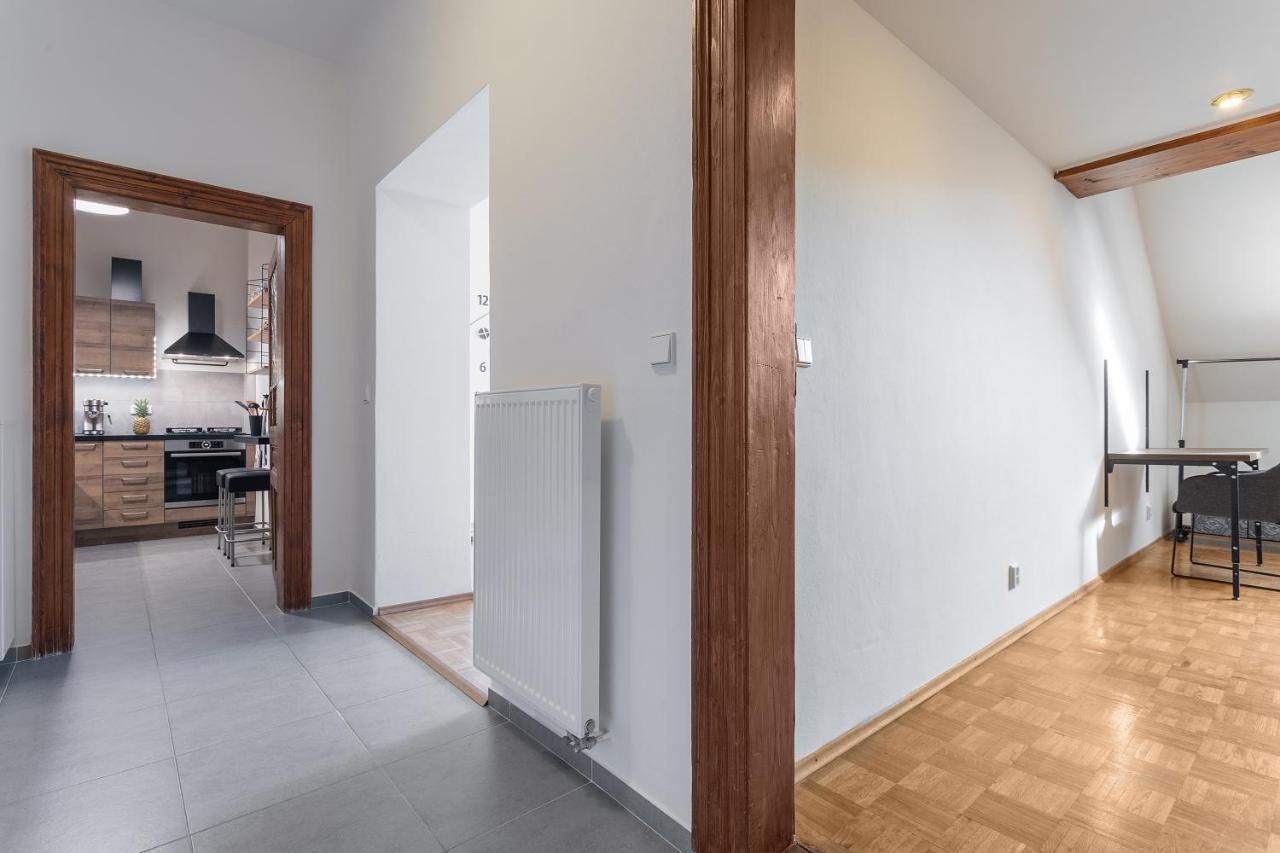 Bright And Spacious Attic Apartment Prága Kültér fotó